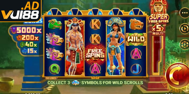 Tạo giao diện Amazon Kingdom VUI88 ban đầu