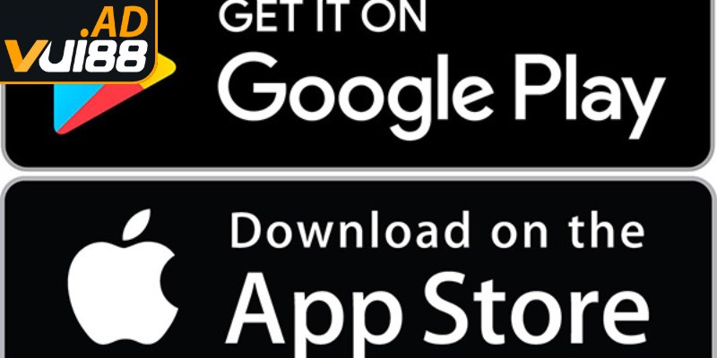 Truy cập liên kết chính thức, chọn iOS để tải app VUI88